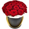 Фото товара 21 роза в шляпной коробке в Херсоне