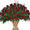 Фото товара Траурная корзина роз в Херсоне