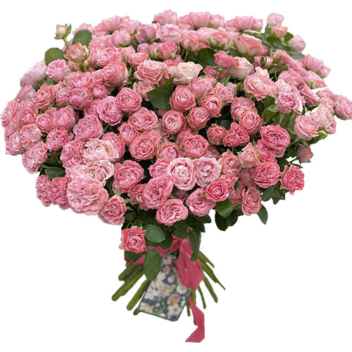 Фото товара 33 кустовые пионовидные розы в Херсоне