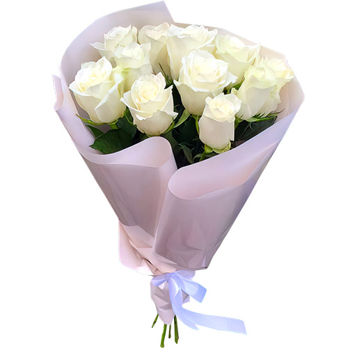 Фото товара 11 белых роз в Херсоне