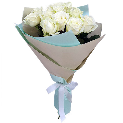 Фото товара Букет белых роз (11 шт) в Херсоне